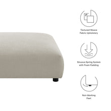 Load image into Gallery viewer, Solace Modular Upholstered Fabric Ottoman by Modway
