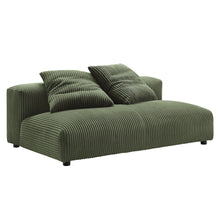 Load image into Gallery viewer, Solace Modular Corduroy Upholstered Armless Loveseat by Modway
