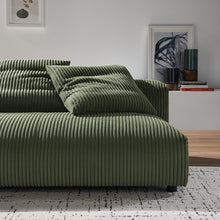 Load image into Gallery viewer, Solace Modular Corduroy Upholstered Armless Loveseat by Modway
