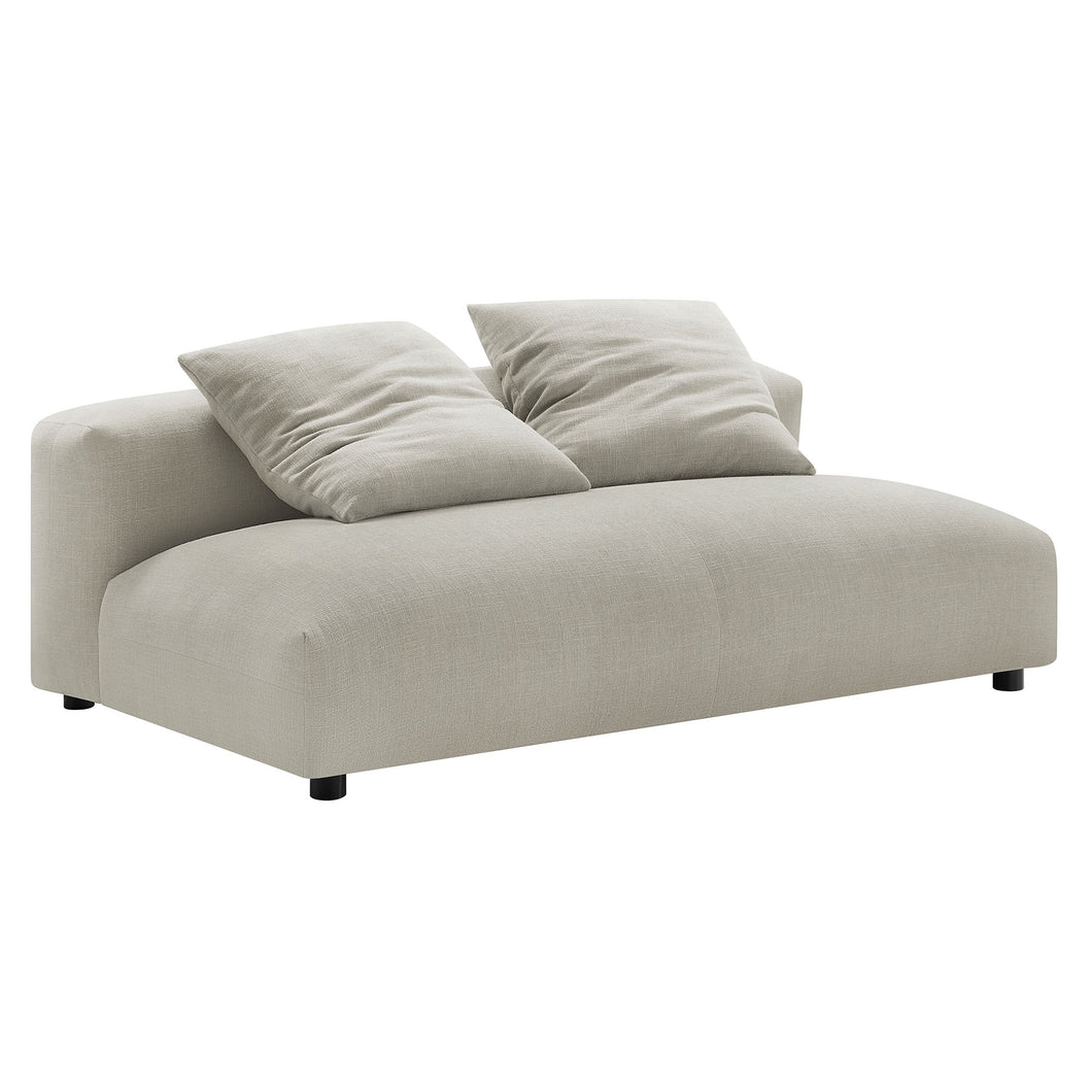 Solace Modular Upholstered Fabric Armless Loveseat by Modway