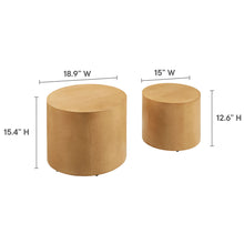Load image into Gallery viewer, Amani Round Nesting Coffee Tables Set of 2 by Modway
