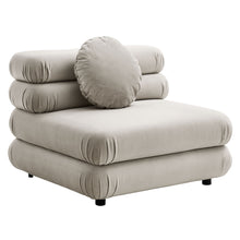 Load image into Gallery viewer, Jubilee 4-Piece Modular Performance Velvet Sectional Sofa by Modway
