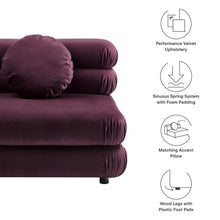Load image into Gallery viewer, Jubilee Modular Performance Velvet Armless Chair by Modway
