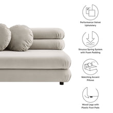 Load image into Gallery viewer, Jubilee Modular Performance Velvet Armless Loveseat by Modway
