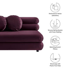 Load image into Gallery viewer, Jubilee Modular Performance Velvet Armless Loveseat by Modway
