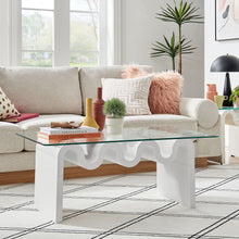 Load image into Gallery viewer, Ondine Glass Top Coffee Table by Modway
