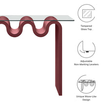 Load image into Gallery viewer, Ondine Glass Top 50&quot; Console Table by Modway
