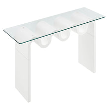 Load image into Gallery viewer, Ondine Glass Top 50&quot; Console Table by Modway
