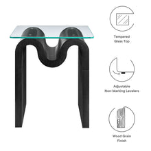 Load image into Gallery viewer, Ondine Glass Top Side Table by Modway
