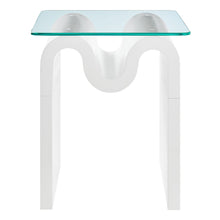 Load image into Gallery viewer, Ondine Glass Top Side Table by Modway
