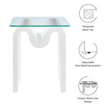 Load image into Gallery viewer, Ondine Glass Top Side Table by Modway
