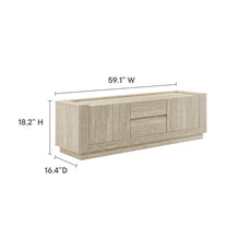 Load image into Gallery viewer, Hollis 59&quot; Travertine TV Stand by Modway
