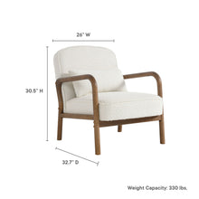 Load image into Gallery viewer, Charlie Boucle Upholstered Armchair by Modway
