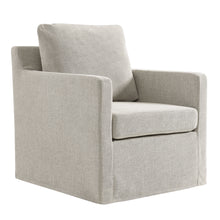 Load image into Gallery viewer, Serene Linen Slipcovered Swivel Armchair by Modway
