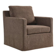 Load image into Gallery viewer, Serene Linen Slipcovered Swivel Armchair by Modway
