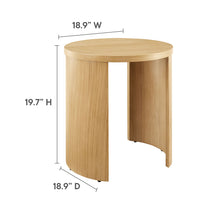 Load image into Gallery viewer, Aspect Round Wood End Table by Modway
