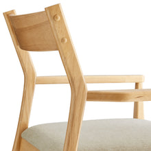 Load image into Gallery viewer, Solara Fabric Wood Dining Armchairs Set of 2 by Modway
