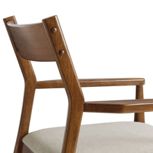 Load image into Gallery viewer, Solara Fabric Wood Dining Armchairs Set of 2 by Modway
