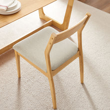 Load image into Gallery viewer, Solara Fabric Wood Dining Side Chairs Set of 2 by Modway
