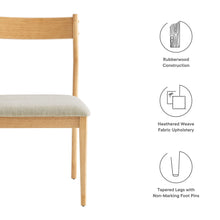 Load image into Gallery viewer, Solara Fabric Wood Dining Side Chairs Set of 2 by Modway
