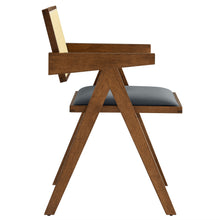 Load image into Gallery viewer, Thera Vegan Leather Cane Dining Armchairs Set of 2 by Modway
