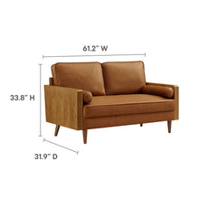 Load image into Gallery viewer, Kellan Vegan Leather Loveseat by Modway
