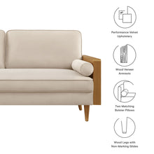 Load image into Gallery viewer, Kellan Performance Velvet Sofa by Modway
