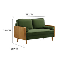 Load image into Gallery viewer, Kellan Performance Velvet Loveseat by Modway
