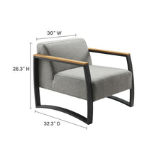 Load image into Gallery viewer, Sauve Outdoor Patio Aluminum and Fabric Armchair by Modway
