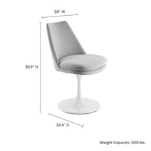 Load image into Gallery viewer, Lippa Upholstered Swivel Dining Chair by Modway
