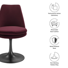 Load image into Gallery viewer, Lippa Performance Velvet Swivel Dining Chair by Modway
