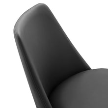 Load image into Gallery viewer, Lippa Vegan Leather Swivel Dining Chair by Modway
