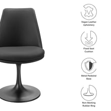Load image into Gallery viewer, Lippa Vegan Leather Swivel Dining Chair by Modway
