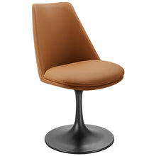 Load image into Gallery viewer, Lippa Vegan Leather Swivel Dining Chair by Modway
