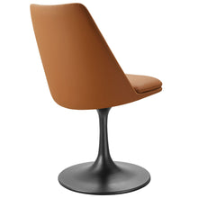 Load image into Gallery viewer, Lippa Vegan Leather Swivel Dining Chair by Modway
