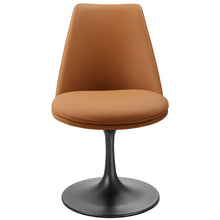 Load image into Gallery viewer, Lippa Vegan Leather Swivel Dining Chair by Modway
