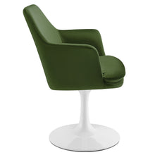 Load image into Gallery viewer, Lippa Performance Velvet Swivel Dining Armchair by Modway
