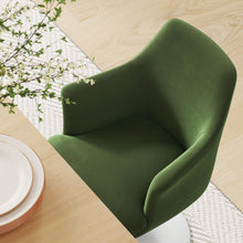 Load image into Gallery viewer, Lippa Performance Velvet Swivel Dining Armchair by Modway
