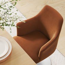 Load image into Gallery viewer, Lippa Performance Velvet Swivel Dining Armchair by Modway
