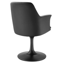 Load image into Gallery viewer, Lippa Vegan Leather Swivel Dining Armchair by Modway
