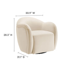 Load image into Gallery viewer, Compose Performance Velvet Swivel Armchair by Modway
