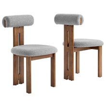 Load image into Gallery viewer, Torian Boucle Fabric Dining Chair Set of 2 by Modway
