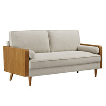 Load image into Gallery viewer, Kellan Heathered Fabric Upholstered Sofa by Modway
