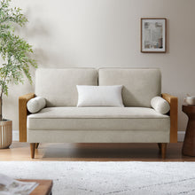 Load image into Gallery viewer, Kellan Heathered Weave Fabric Loveseat by Modway
