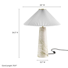 Load image into Gallery viewer, Nera Marble Table Lamp by Modway
