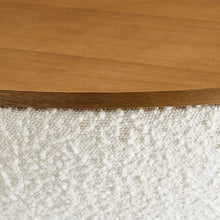 Load image into Gallery viewer, Tridome Round Boucle Upholstered Storage Coffee Table by Modway
