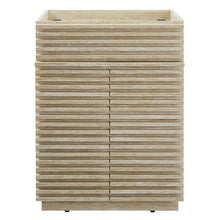 Load image into Gallery viewer, Render 24&quot; Faux Travertine Bathroom Vanity Cabinet (Sink Not Included) by Modway
