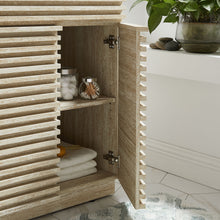 Load image into Gallery viewer, Render 24&quot; Faux Travertine Bathroom Vanity Cabinet (Sink Not Included) by Modway
