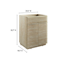 Load image into Gallery viewer, Render 24&quot; Faux Travertine Bathroom Vanity Cabinet (Sink Not Included) by Modway
