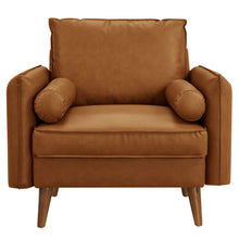Load image into Gallery viewer, Revive Upholstered Vegan Leather Accent Armchair by Modway
